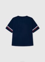 océano playera boxy con logo estampado Pepe Jeans 06X41448 chica - Imagen 2