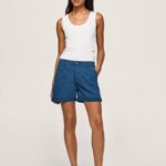 océano shorts chinos de corte regular Pepe Jeans 06X4523 mujer