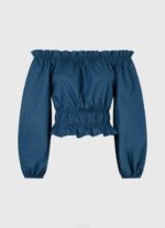 océano top corto de popelina de algodón Pepe Jeans 06X4360 mujer - Imagen 5