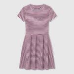 océano vestido con estampado de rayas Pepe Jeans 06X41377 chica