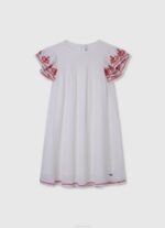 océano vestido con estampado de rayas Pepe Jeans 06X41377 chica - Imagen 5