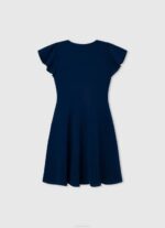 océano vestido de crepe con escote cruzado Pepe Jeans 06X41373 chica - Imagen 2