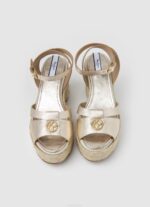 oro sandalias de piel color caramelo Pepe Jeans 06X4646 mujer - Imagen 2