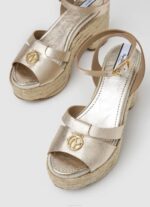 oro sandalias de piel color caramelo Pepe Jeans 06X4646 mujer - Imagen 3