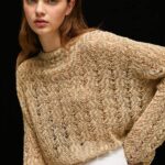 piedra cárdigan corto de punto calado Pepe Jeans 06X4233 mujer
