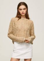 piedra cárdigan corto de punto calado Pepe Jeans 06X4233 mujer - Imagen 3