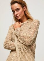 piedra cárdigan largo calado Pepe Jeans 06X4234 mujer - Imagen 3