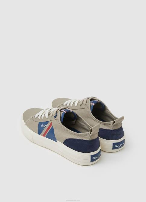 piedra oscura tenis vulcanizados con bandera allen Pepe Jeans 06X41206 hombres - Imagen 4