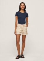 piedra pantalones cortos con cintura ajustable Pepe Jeans 06X4525 mujer