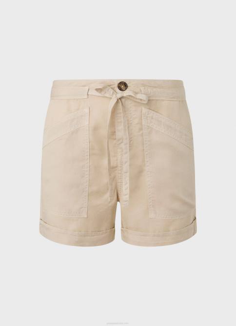 piedra pantalones cortos con cintura ajustable Pepe Jeans 06X4525 mujer - Imagen 5