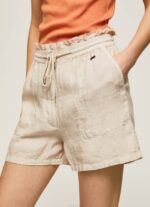 piedra pantalones cortos de lino con bolsa de papel Pepe Jeans 06X4490 mujer - Imagen 2