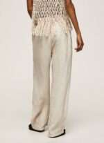 piedra pantalones palazzo de lino Pepe Jeans 06X4301 mujer - Imagen 4