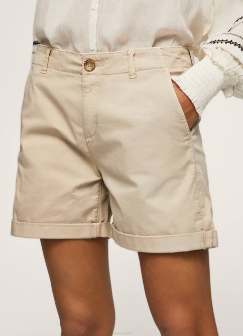 piedra shorts chinos de corte regular Pepe Jeans 06X4524 mujer - Imagen 3