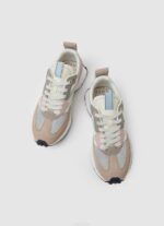plata perla tenis combinados con estampado lucky Pepe Jeans 06X4574 mujer - Imagen 3