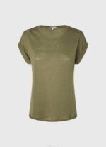 rango camiseta de lino con manga sisa Pepe Jeans 06X4439 mujer - Imagen 5
