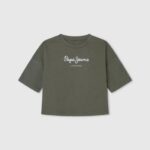 rango playera boxy con logo estampado Pepe Jeans 06X41480 chica