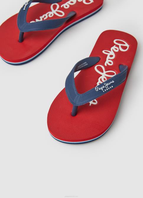 rojo chanclas de playa básicas bay beach Pepe Jeans 06X41556 chico - Imagen 3