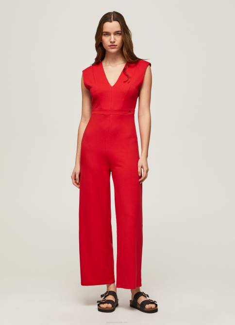 rojo real mono sin mangas con melodía Pepe Jeans 06X4204 mujer - Imagen 2