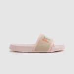 Rosa claro chanclas de playa de punto con deslizador Pepe Jeans 06X4693 mujer