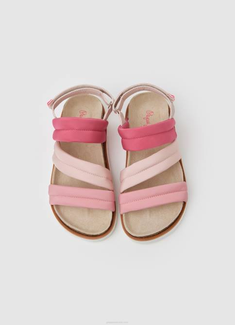 rosa de fábrica sandalias anatómicas berlin cloud Pepe Jeans 06X41343 chica - Imagen 2