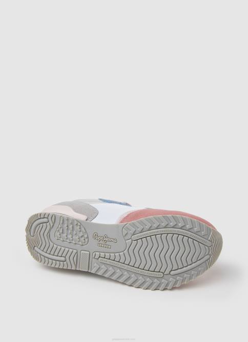 rosa lavada zapatillas deportivas básicas london Pepe Jeans 06X41312 chica - Imagen 5