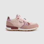 rosa malva zapatillas brit animal combinadas Pepe Jeans 06X41329 chica