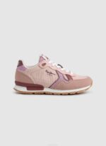 rosa malva zapatillas brit animal combinadas Pepe Jeans 06X41329 chica