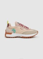 Rosa palido zapatillas combinadas lucky leo Pepe Jeans 06X4579 mujer