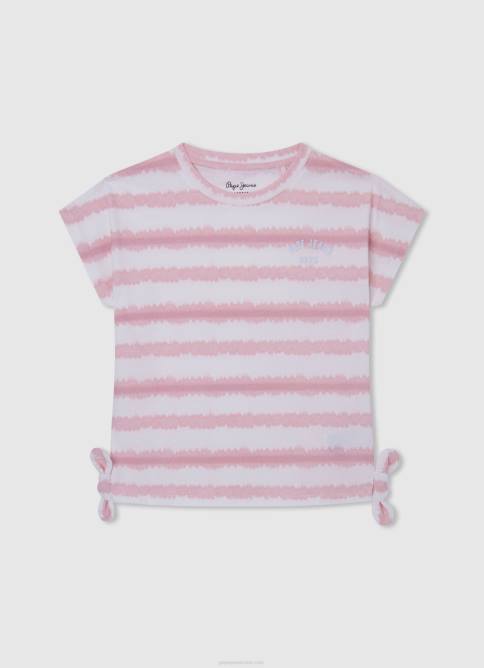 rosa_suave_playera_con_rayas_destenidas_pepe_jeans_06x41462_chica.jpg Rosa suave playera con rayas desteñidas Pepe Jeans 06X41462 chica - Imagen 1