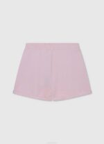 Rosa suave shorts de algodón con cintura elástica Pepe Jeans 06X41500 chica - Imagen 2