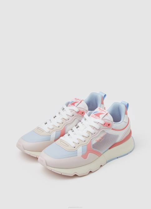 Rosa suave tenis brit pro bright para correr Pepe Jeans 06X4575 mujer - Imagen 4