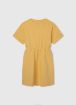 Rosa suave vestido corto con rayas degradadas Pepe Jeans 06X41392 chica - Imagen 5