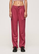rubor oscuro pantalones chinos fluidos Pepe Jeans 06X4296 mujer - Imagen 2