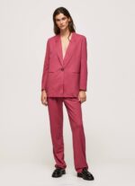 rubor oscuro pantalones chinos fluidos Pepe Jeans 06X4296 mujer