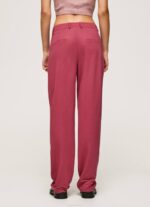 rubor oscuro pantalones chinos fluidos Pepe Jeans 06X4296 mujer - Imagen 4