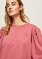 rubor oscuro suéter con logo bordado Pepe Jeans 06X4278 mujer - Imagen 3