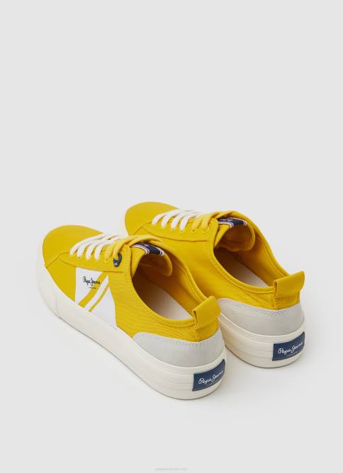 rugbi amarillo tenis vulcanizados con bandera allen Pepe Jeans 06X41203 hombres - Imagen 4