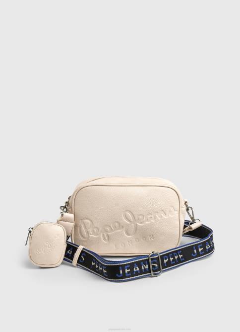 suero de la leche bolsa crossbody con logo en relieve Pepe Jeans 06X4712 mujer - Imagen 2