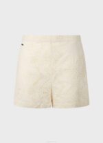 suero de la leche shorts con detalles calados Pepe Jeans 06X4530 mujer - Imagen 5