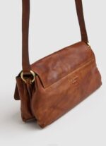 tabaco bolso de hombro de cuero Pepe Jeans 06X4746 mujer - Imagen 2