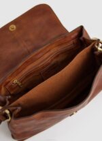 tabaco bolso de hombro de cuero Pepe Jeans 06X4746 mujer - Imagen 3