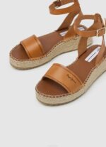 tabaco sandalias kate con cuña grabada Pepe Jeans 06X4677 mujer - Imagen 3
