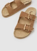 tabaco sandalias oban etnicas de piel Pepe Jeans 06X4673 mujer - Imagen 3