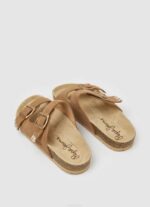 tabaco sandalias oban etnicas de piel Pepe Jeans 06X4673 mujer - Imagen 4