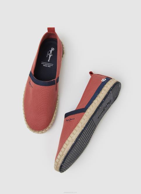 terracota clara zapatillas sin cordones para campamento turístico Pepe Jeans 06X41253 hombres - Imagen 2