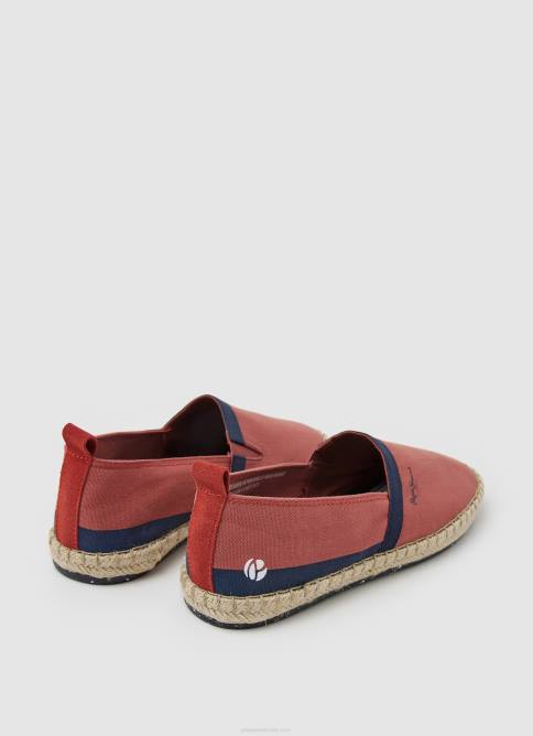 terracota clara zapatillas sin cordones para campamento turístico Pepe Jeans 06X41253 hombres - Imagen 4