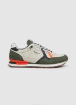 verde caqui zapatillas brit combinadas Pepe Jeans 06X41185 hombres