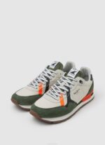 verde caqui zapatillas brit combinadas Pepe Jeans 06X41185 hombres - Imagen 3
