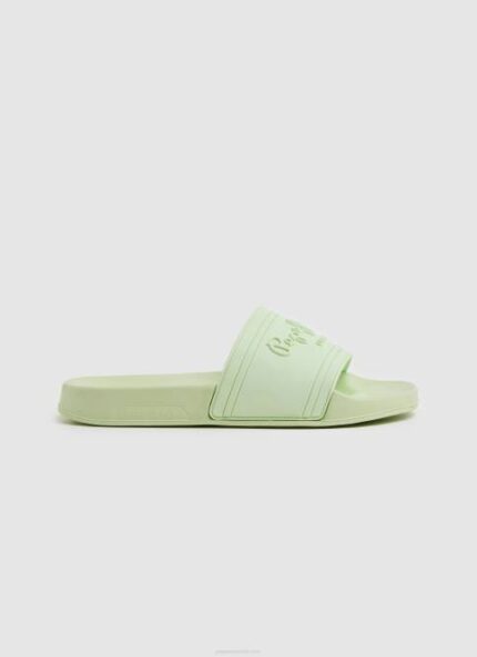 verde fresco chanclas de playa con logo deslizante Pepe Jeans 06X4688 mujer