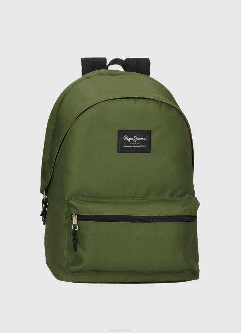 verde oscuro mochila rendimiento aris con cremallera doble Pepe Jeans 06X4753 mujer - Imagen 1